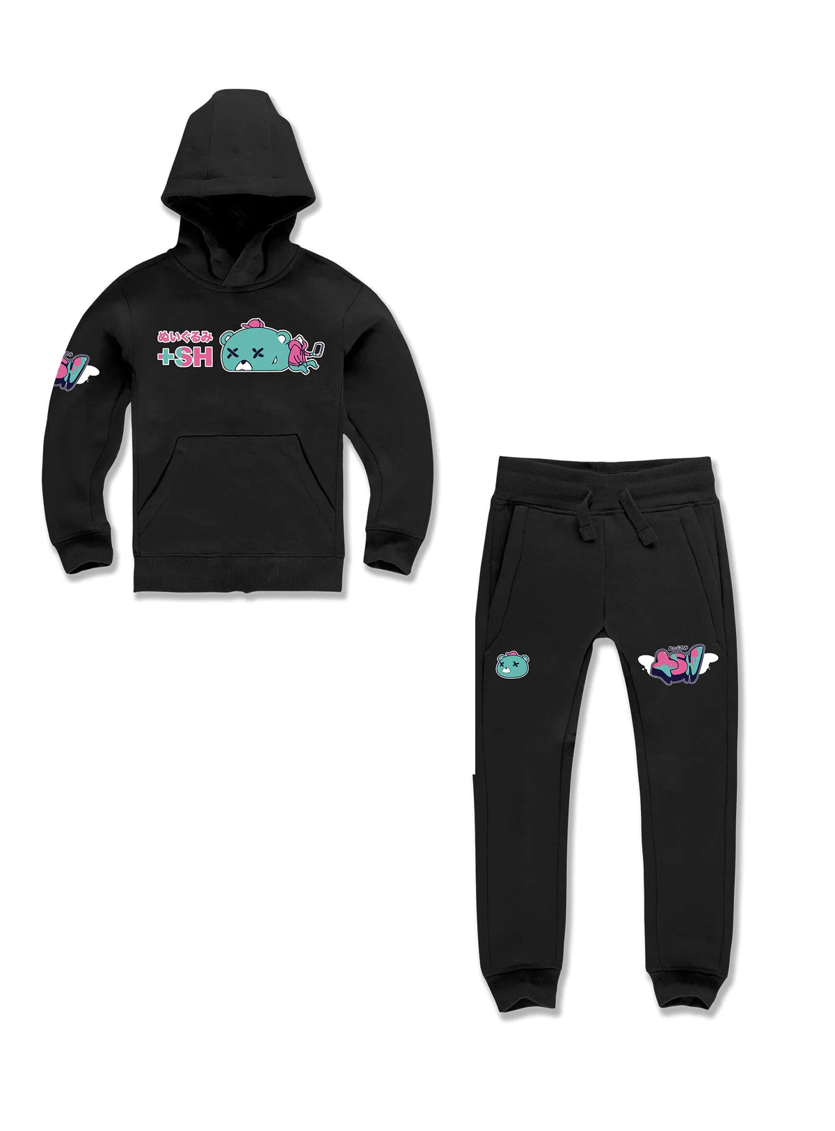 Jordan Craig Kids Sweatsuit - OG Plush - Black - 8448K – Vengeance78