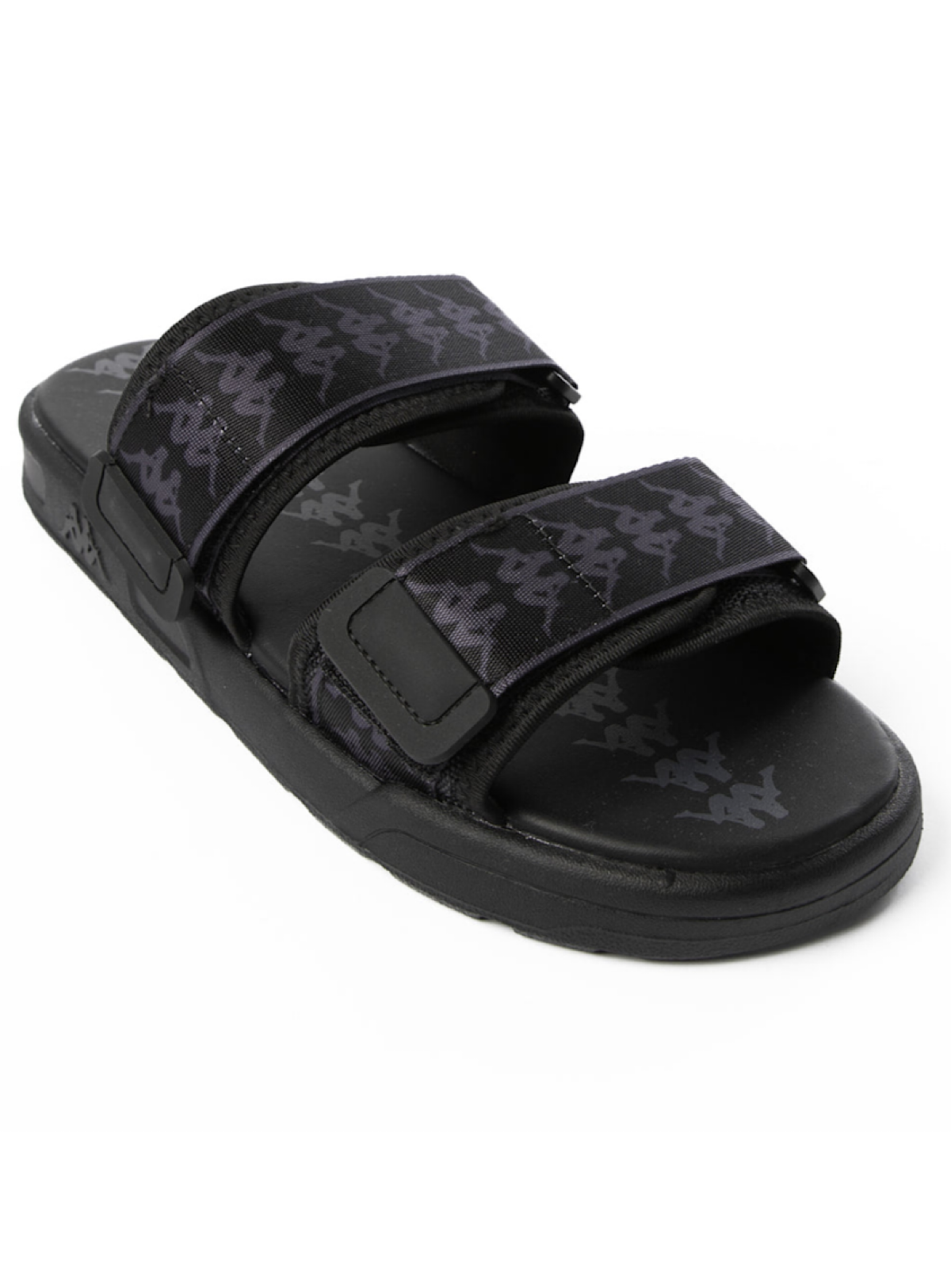 Kappa Slides - 222 Banda Aster 1 - Black-DK Charcoal – Vengeance78