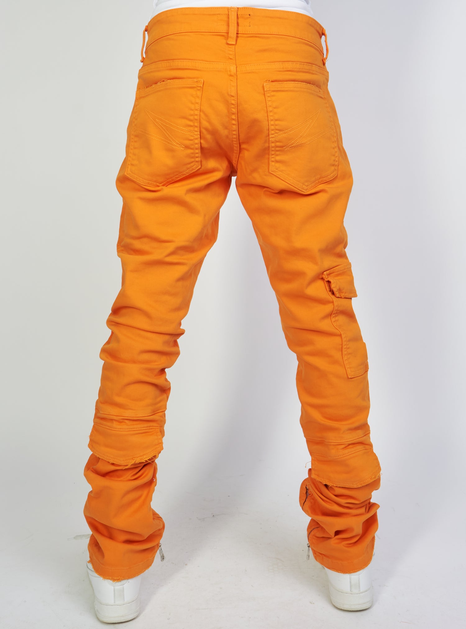 Politics Jeans Skinny Stacked Cargo Orange Murphy507 Vengeance78 