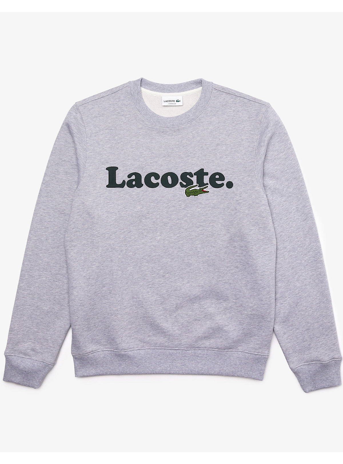 grey lacoste sweater