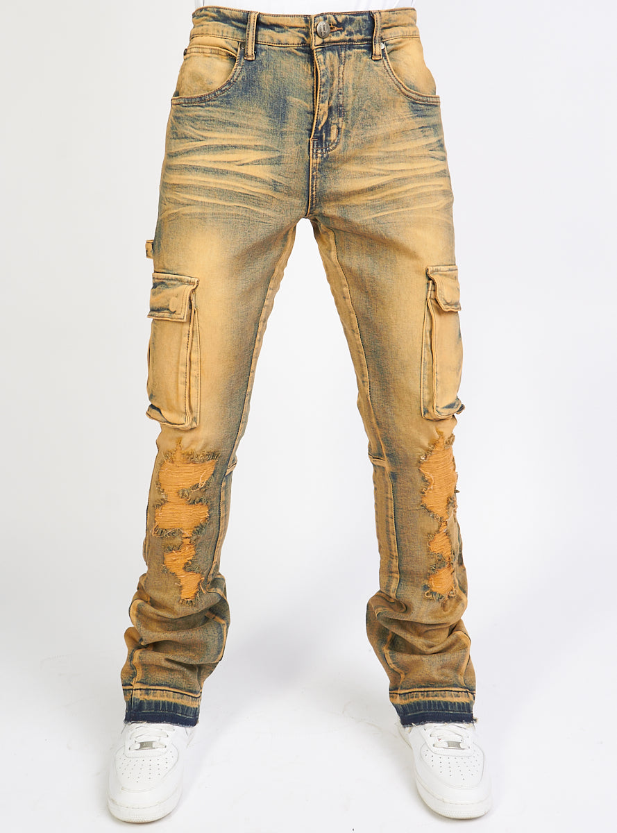 Politics Jeans - Mott - Flare Stacked - Vintage Wash - 501 – Vengeance78