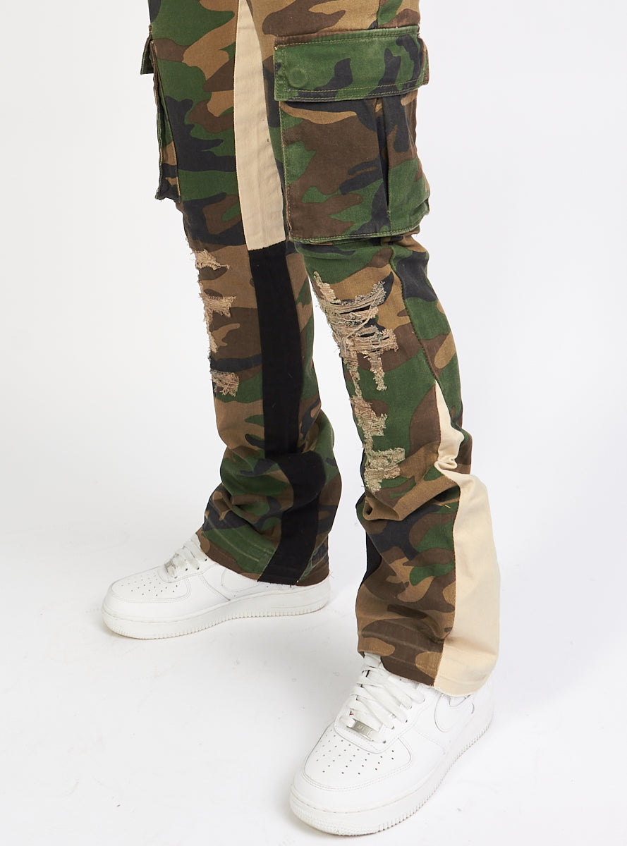 Politics Jeans - Mott - Flare Stacked - Camo - 502 – Vengeance78