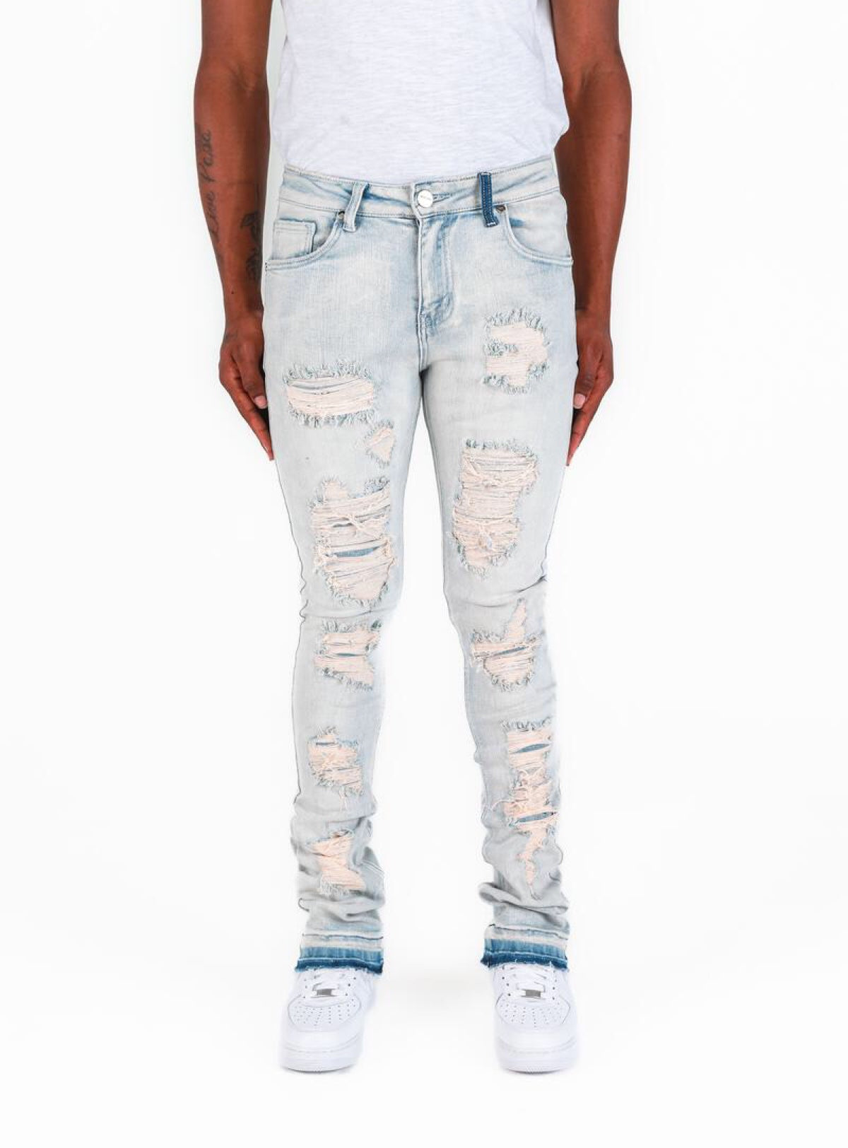 Pheelings Jeans - Seize The Day - Flare Stacked - Light Blue Sand Wash ...