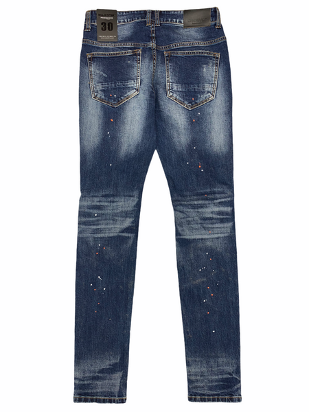 Majestik Jeans - Galaxy Paint - Dark Indigo - DL2062 – Vengeance78