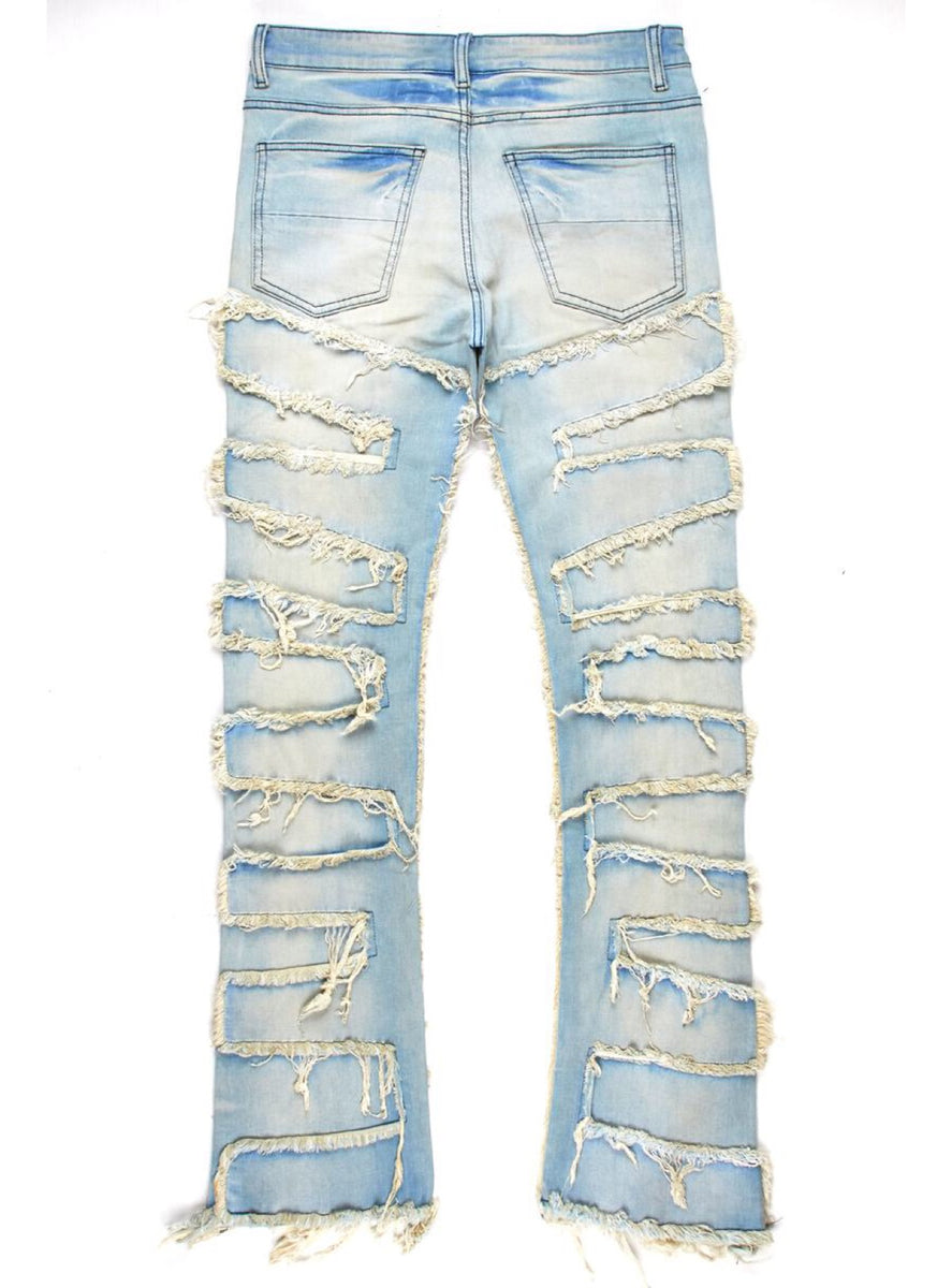 Rockstar Original Jeans - Shake Stacked - Blue - RSM9866 – Vengeance78