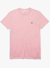 Lacoste T-Shirt - Crewneck Pima Cotton Jersey - Pink-7SY - TH6709