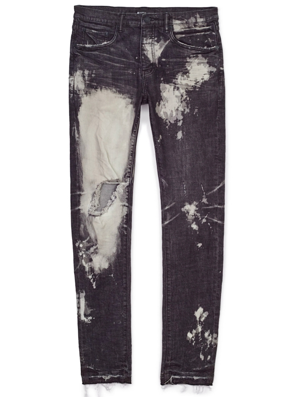 Purple-Brand Jeans - Big Bleach Blowout - Black - P002-BLBB222 ...