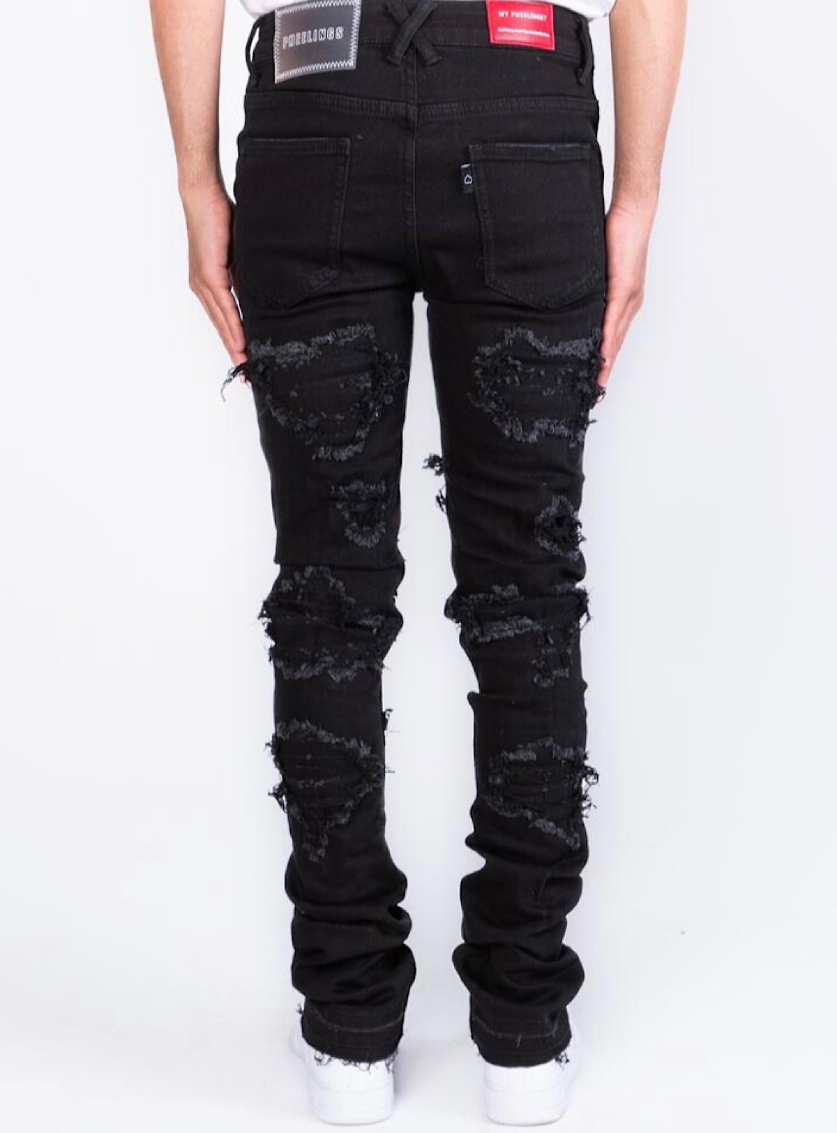 Pheelings Jeans - Seize The Day Flare Stack - Jet Black - PH-SS22-81 ...