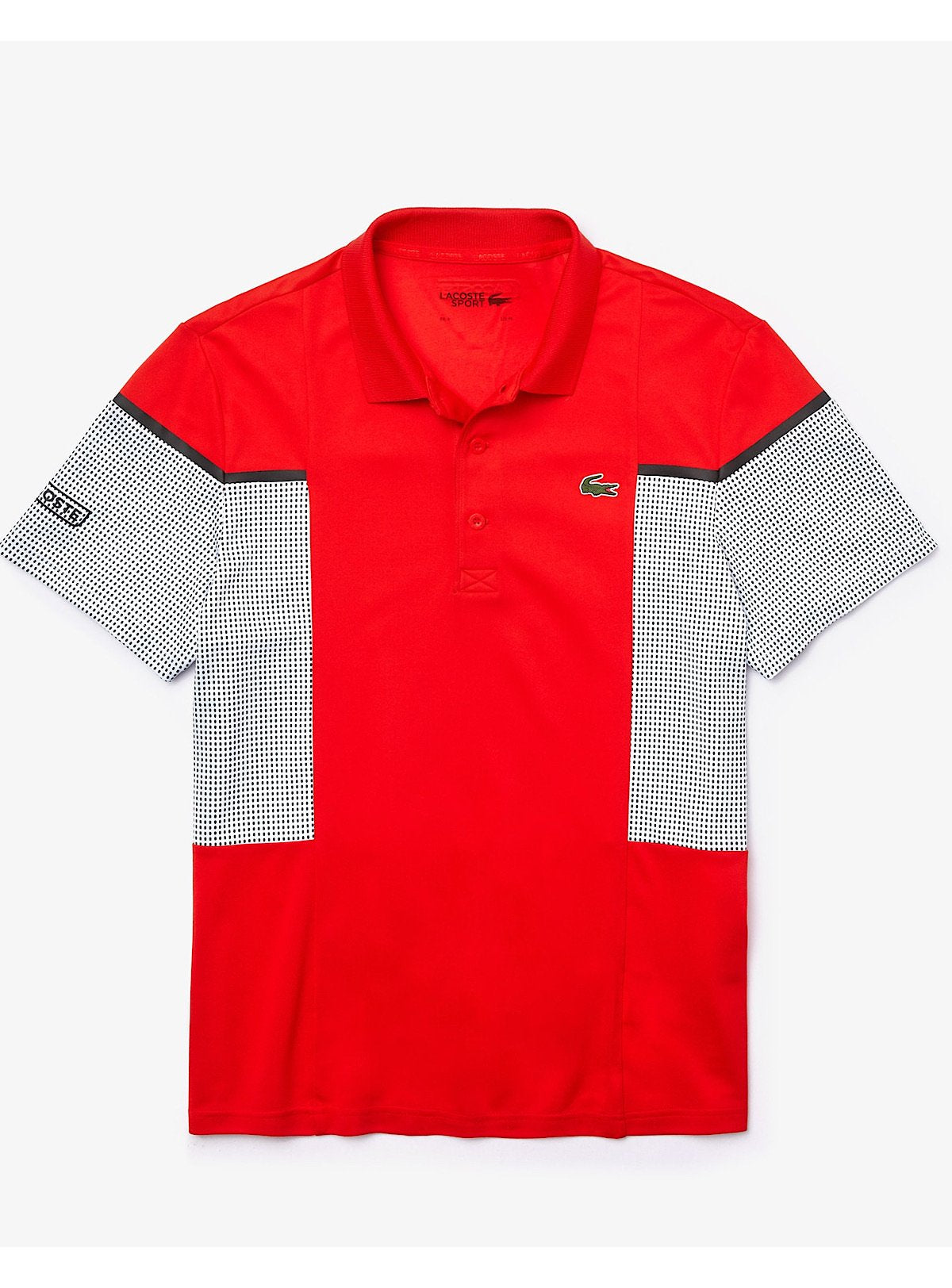 lacoste red polo shirt