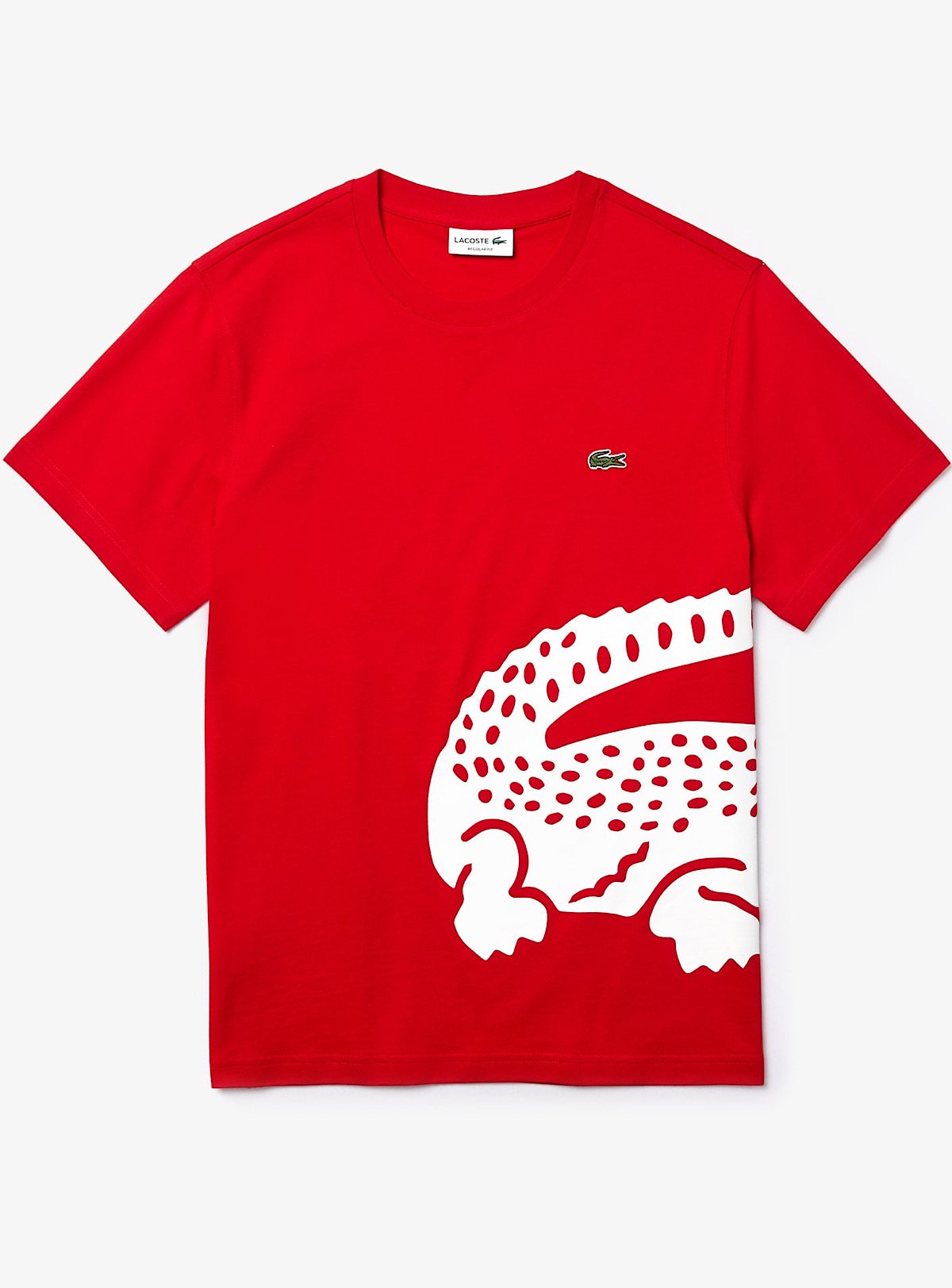 Lacoste T-Shirt - Big Croc - Red 