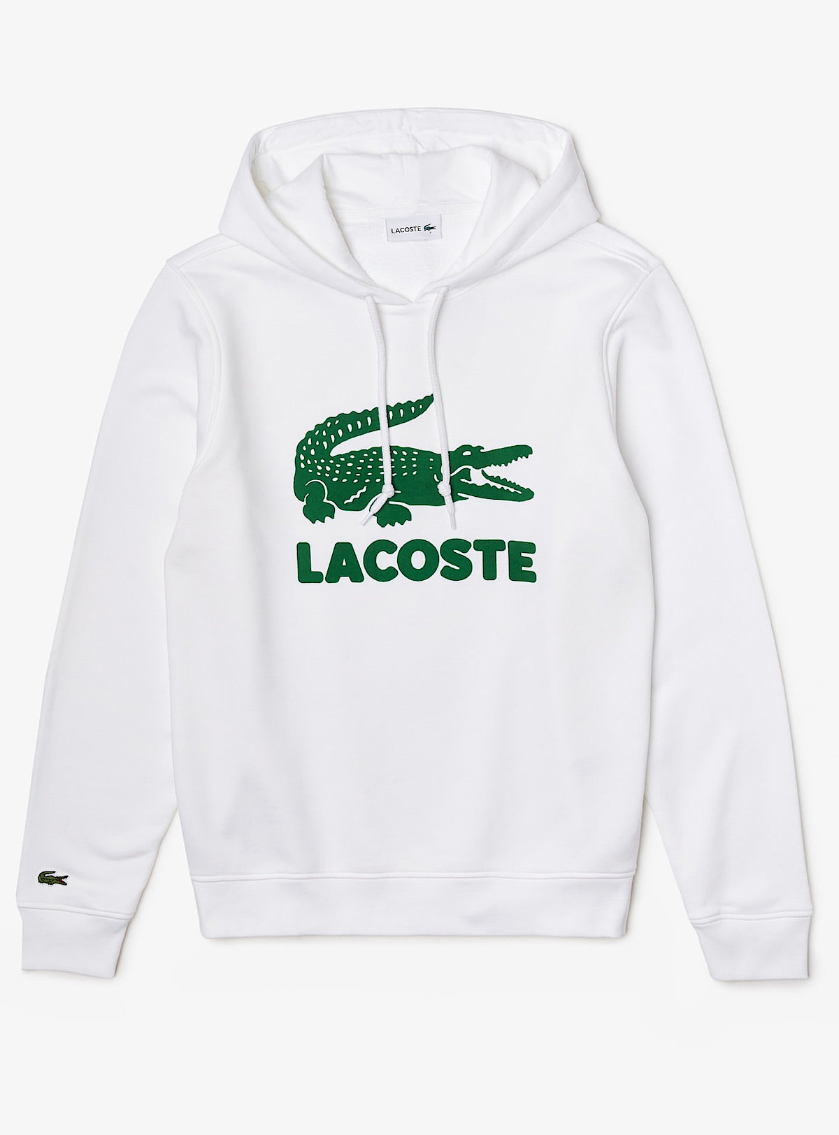 lacoste white hoodie