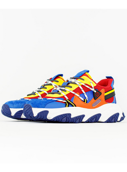 Javi Shoes - Chaos - Blue With Red And Yellow – Vengeance78