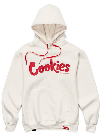 Cookies Hoodie - Logo - Cream And Red 