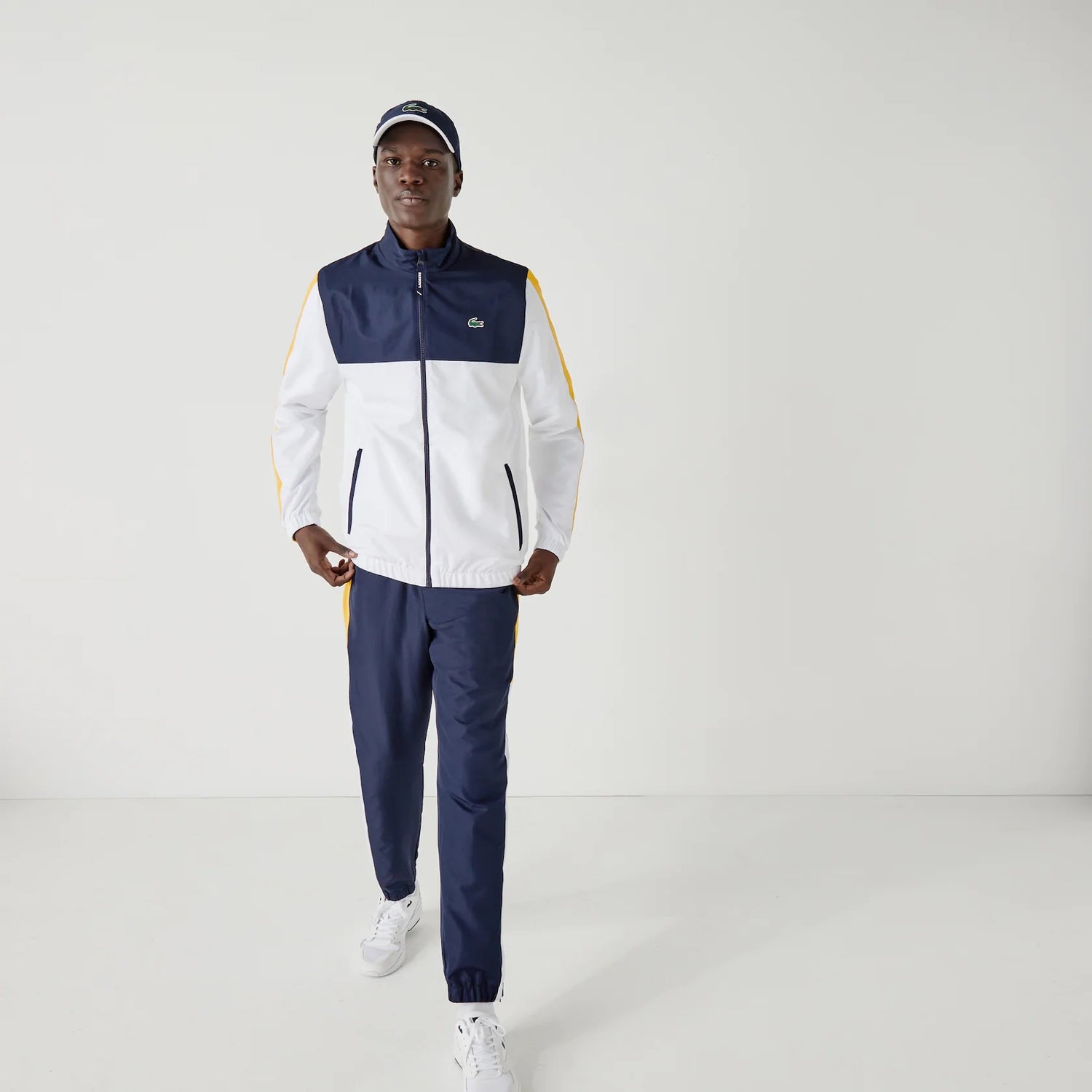 lacoste nylon tracksuit