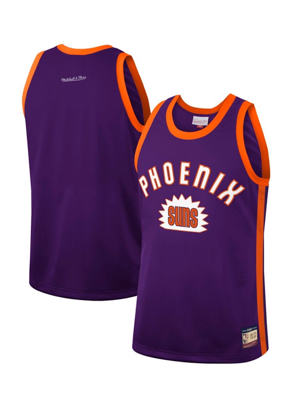 mitchell and ness suns jersey