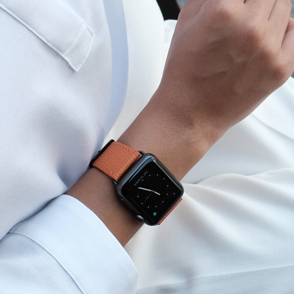 hermes apple watch band orange