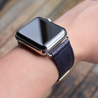 Leather Apple Watch Bands - Pin & Buckle