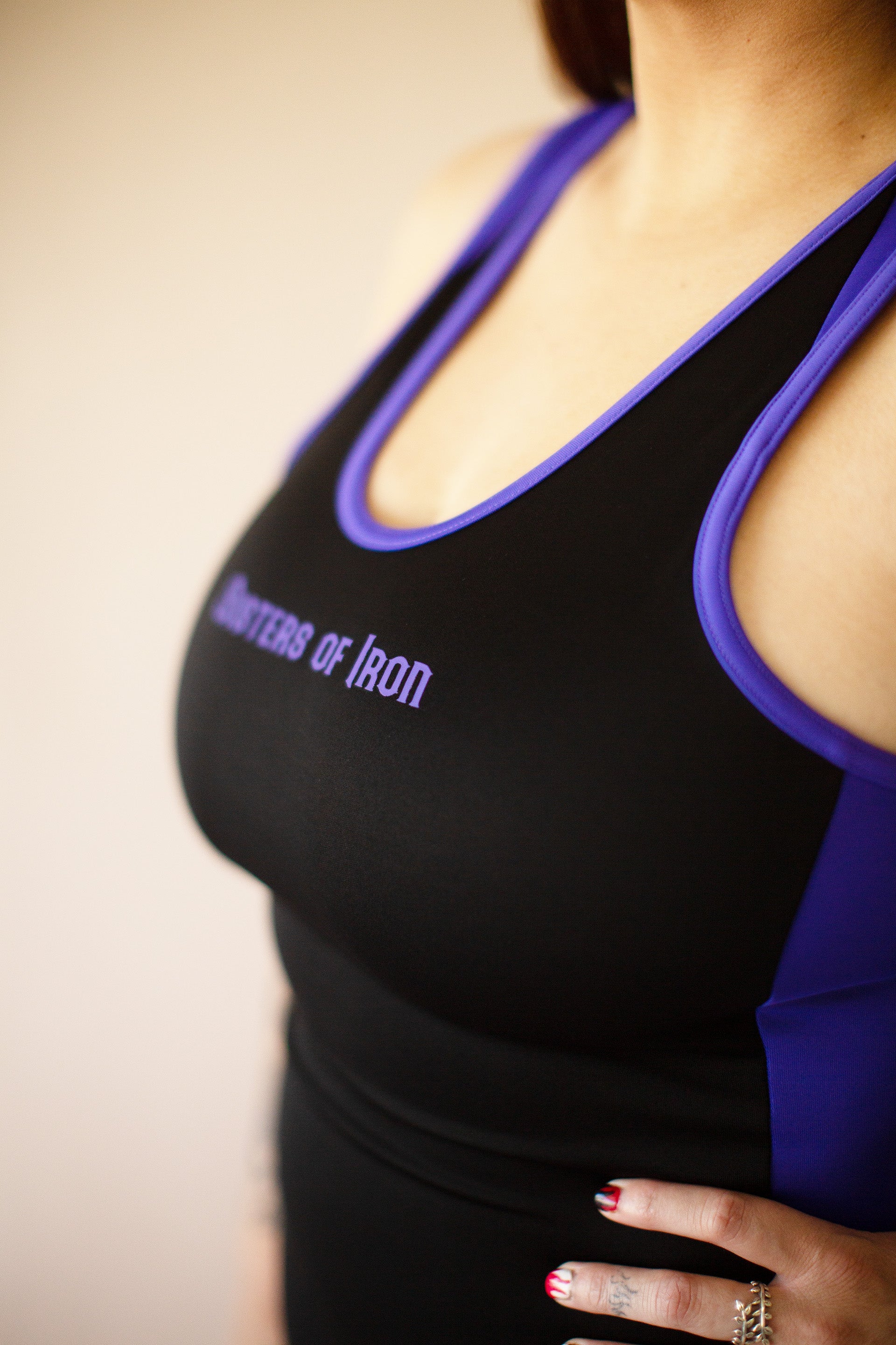 MTA Racerback Sport Bra - Purple