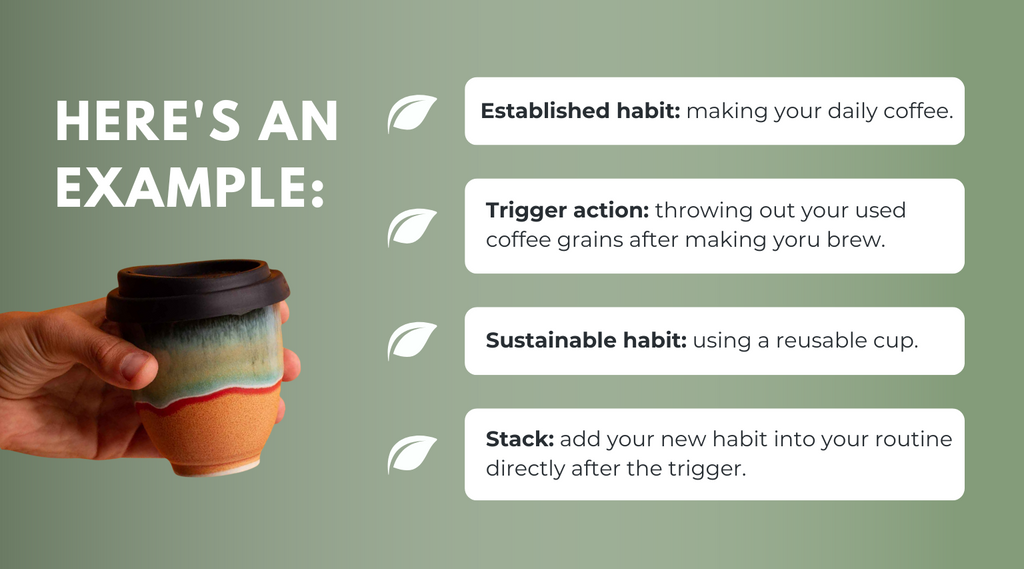 Swapping To Reusable Coffee Cups Using Habit Stacking