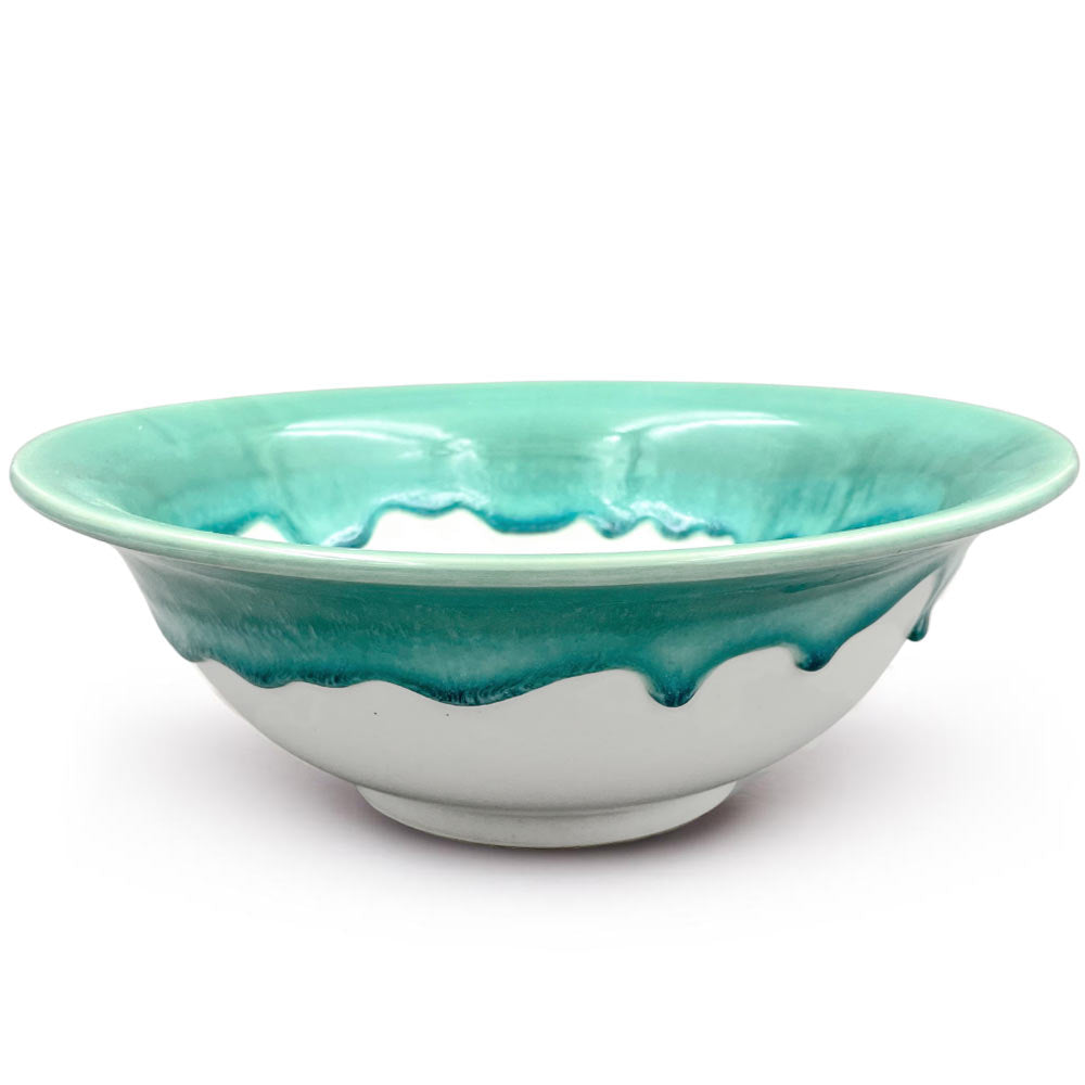 large ceramic salad serving bowl