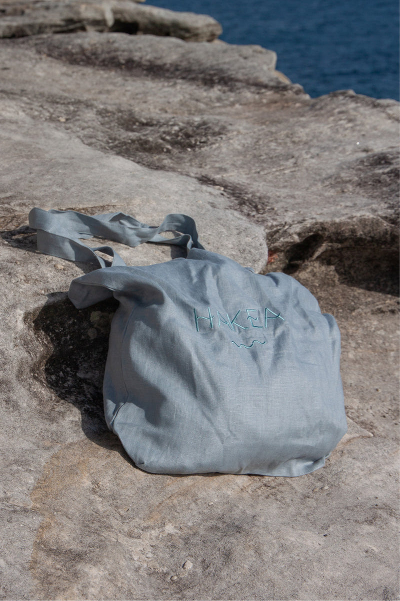 Hakea Linen Tote | Sky