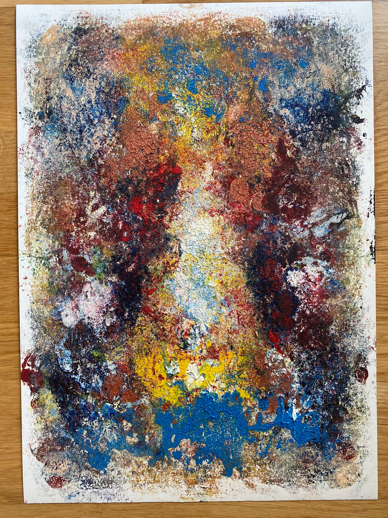 Liis Koger artwork oil colours on paper