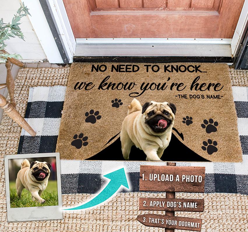 Personalized Doormat We Know You Are There Limited