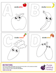 Free Printable Alphabet Coloring Pages What Is Pancake