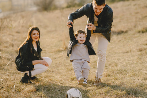 family enjoying the outdoors