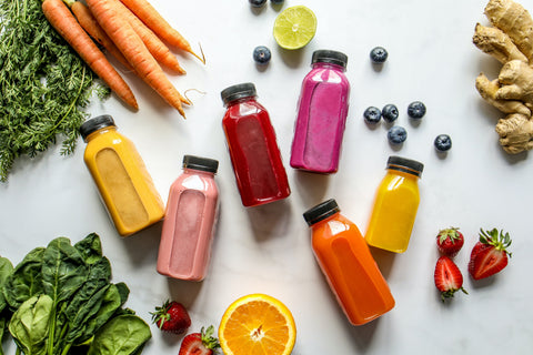 healthy smoothies and juice