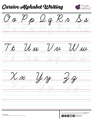 5 Painless Handwriting Practice Sheets for Homeschoolers – Purple Ladybug