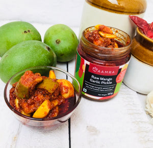 Raw Mango Garlic Pickle Traditional Pickles Buy Pickles Online mra By Nsk