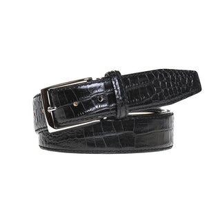 Mock Crocodile Belt - Black – Antas Apparel