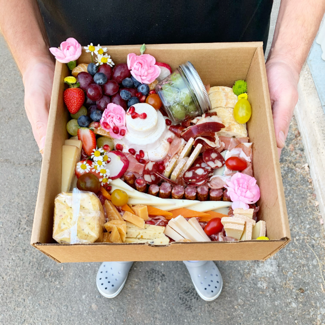 Small Grazing Box | Picnic Charcuterie Boxes | Cheese and Charcuterie ...