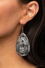 Load image into Gallery viewer, Paparazzi Jewelry Earrings Rural Ripples - Black