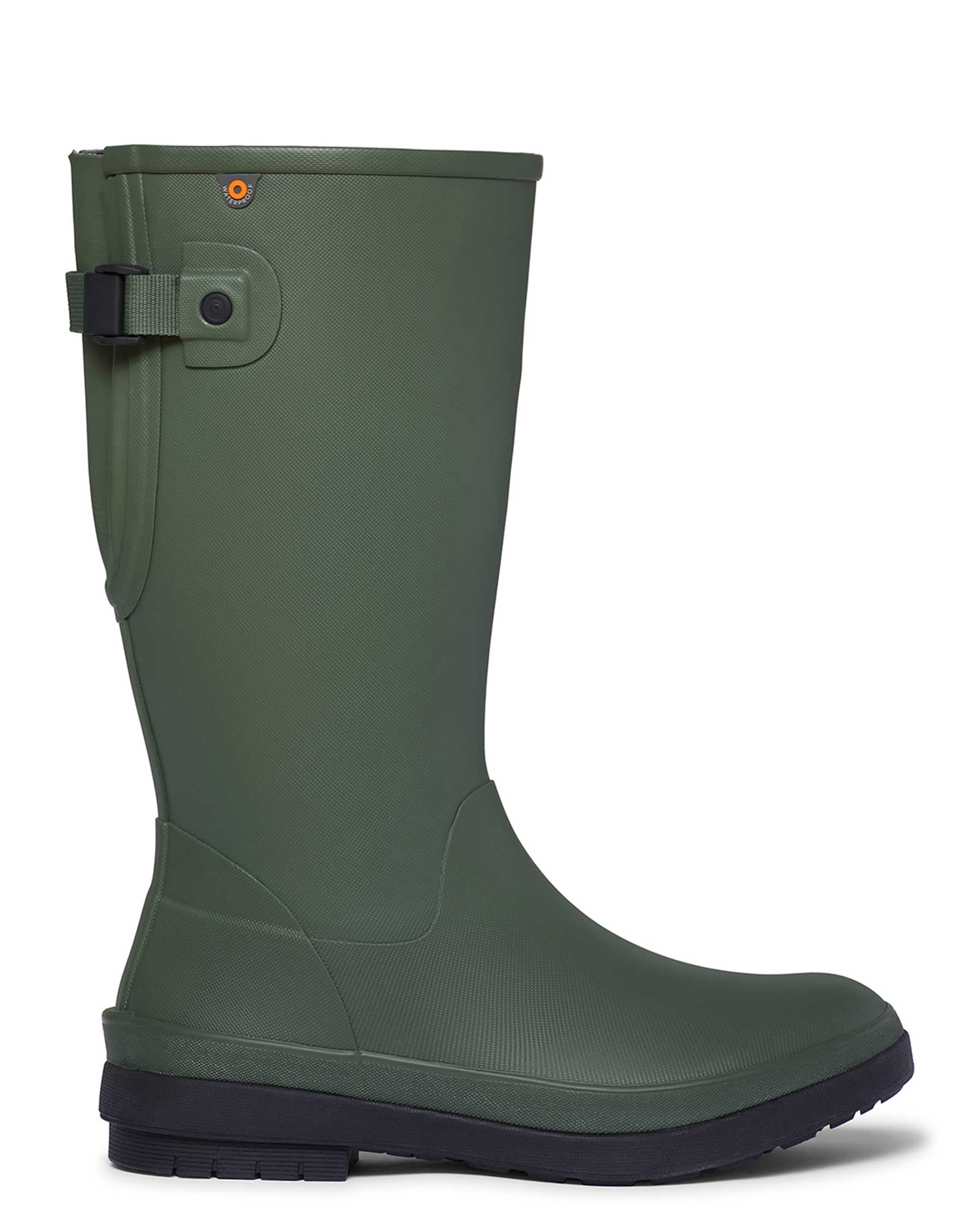 Amanda 2 Adjustable Calf Gumboots Green • Wellies Online