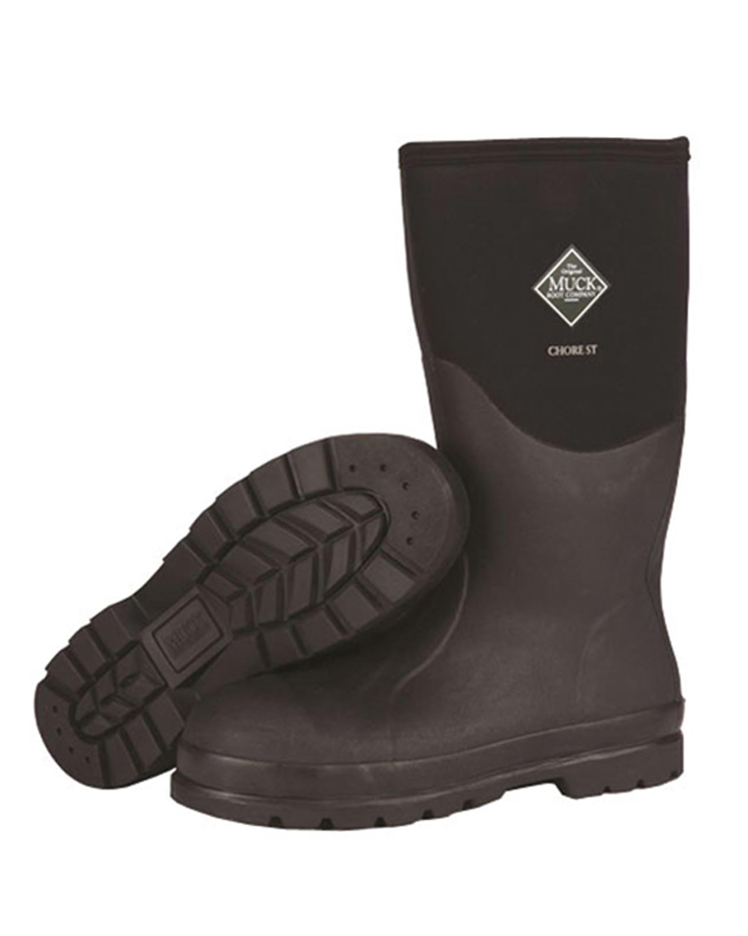 Chore Classic Tall Steel Toe Rubber Work Boots • Wellies Online