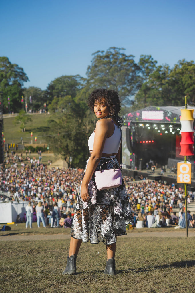 Black Festival Life Ankle Boots Full