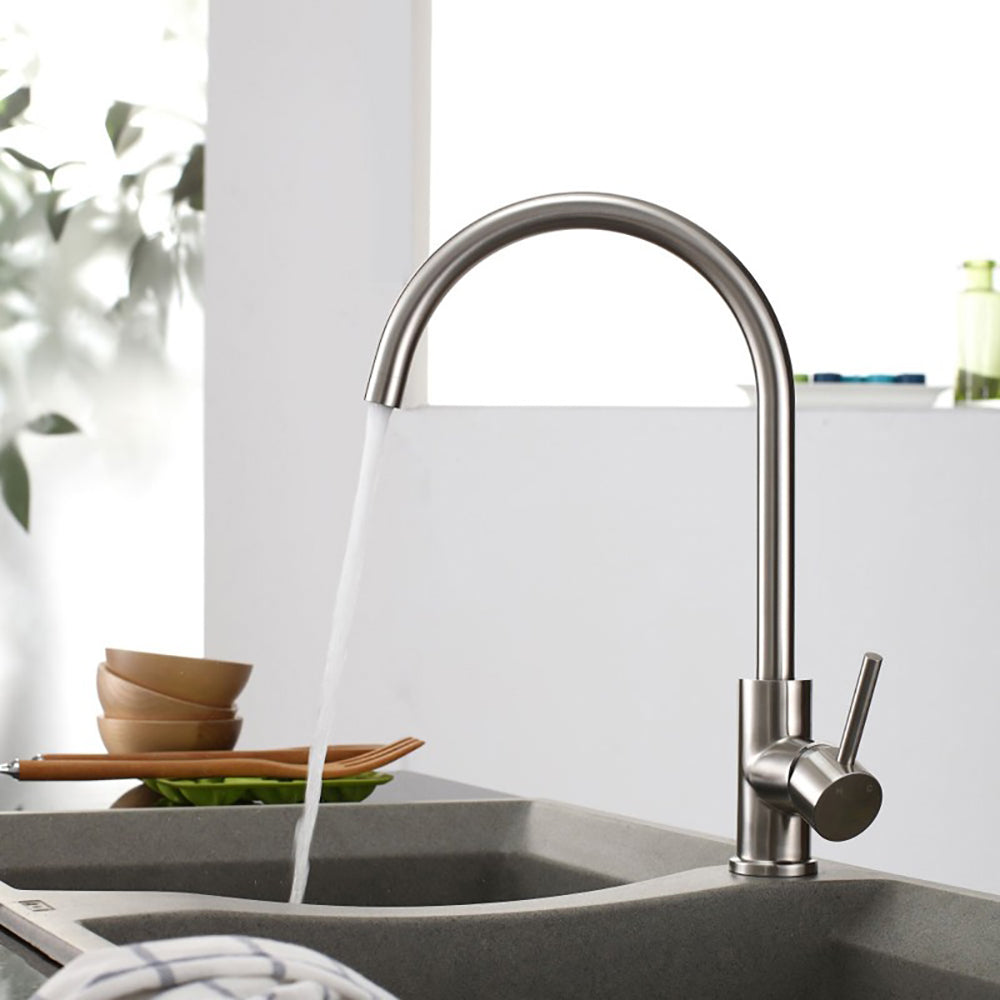 Cosmos Round Single Hole Bar Kitchen Or Bathroom Vessel Sink Faucet Raen Homes