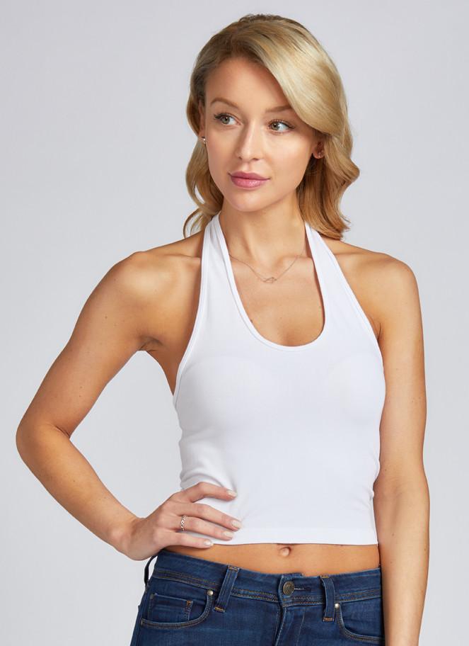 BAMBOO CROP HALTER TOP – Buy C'est Moi - Canada