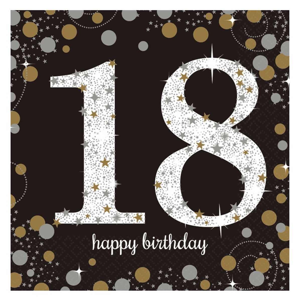 18th Birthday Gold Celebration – Party Supplies Manchester