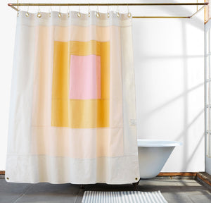 canvas shower curtain