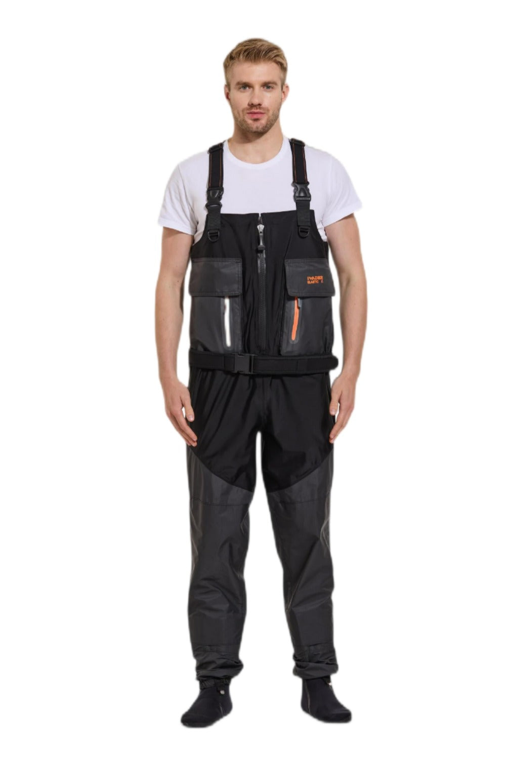 B1 Float Tubes wading pants with Zipper Front-- Breathable Stocking foot –  iWader