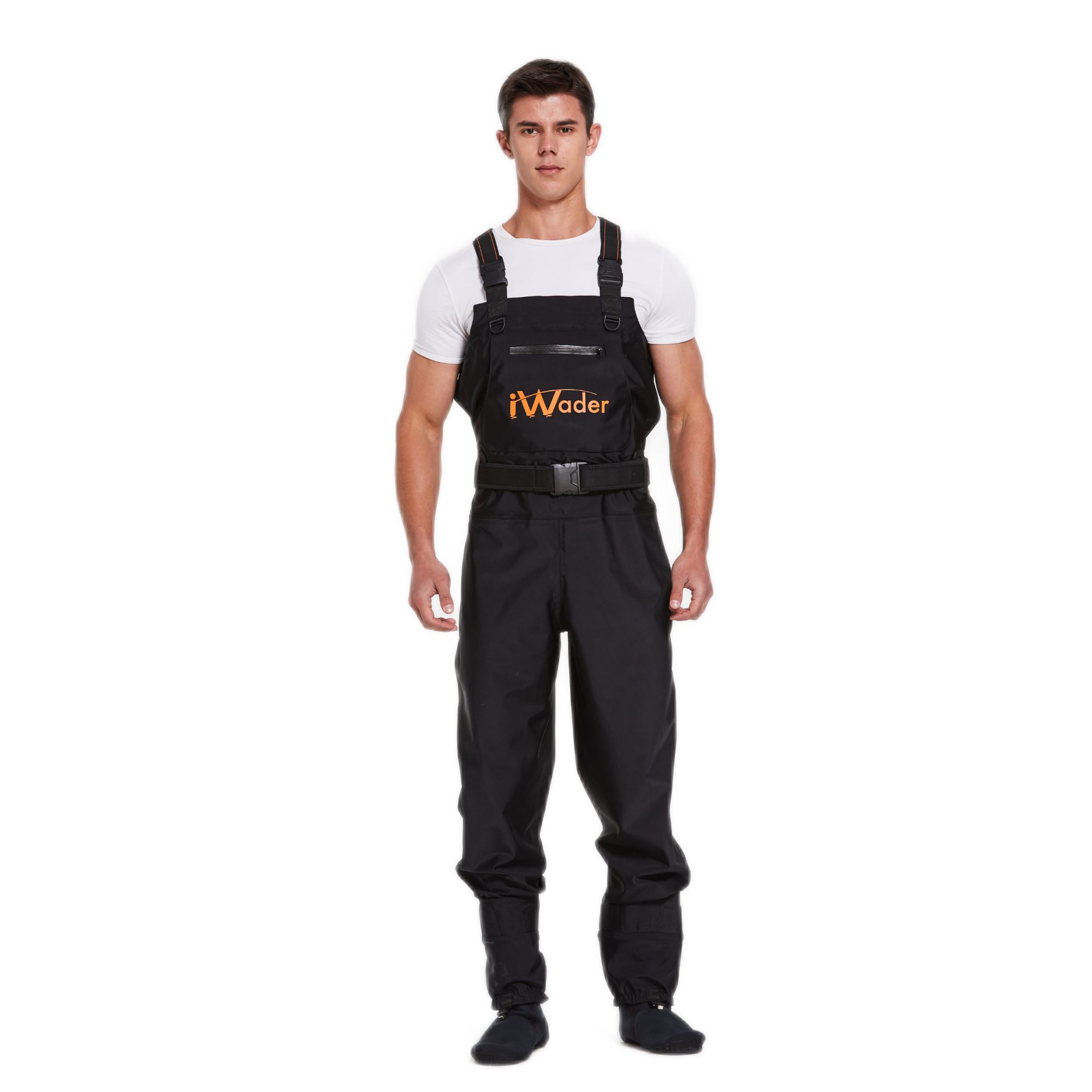 B1 Float Tubes wading pants with Zipper Front-- Breathable Stocking foot –  iWader