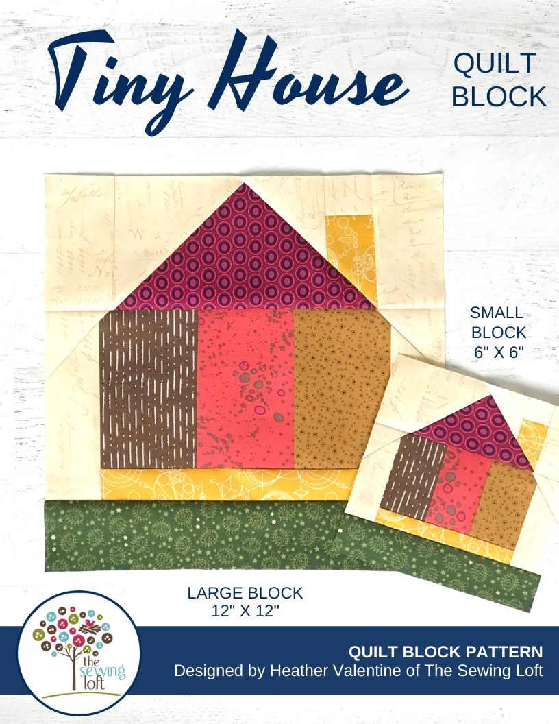 Download Tiny House Quilt Block Pattern - TheSewingLoft