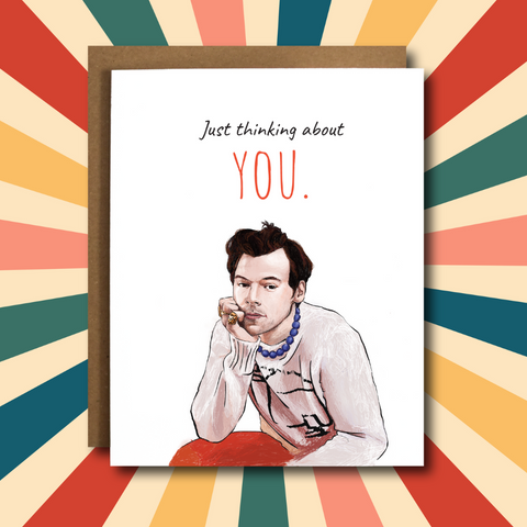 Harry Styles Greeting Card