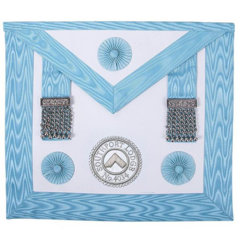 Master Masons Apron with Lodge Badge