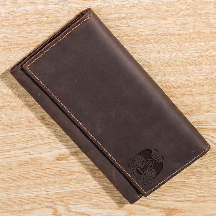 32nd Degree Scottish Rite Wallet - Wings Down Various Colors