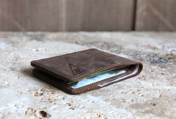 33rd Degree Scottish Rite Wallet - Handmade Leather