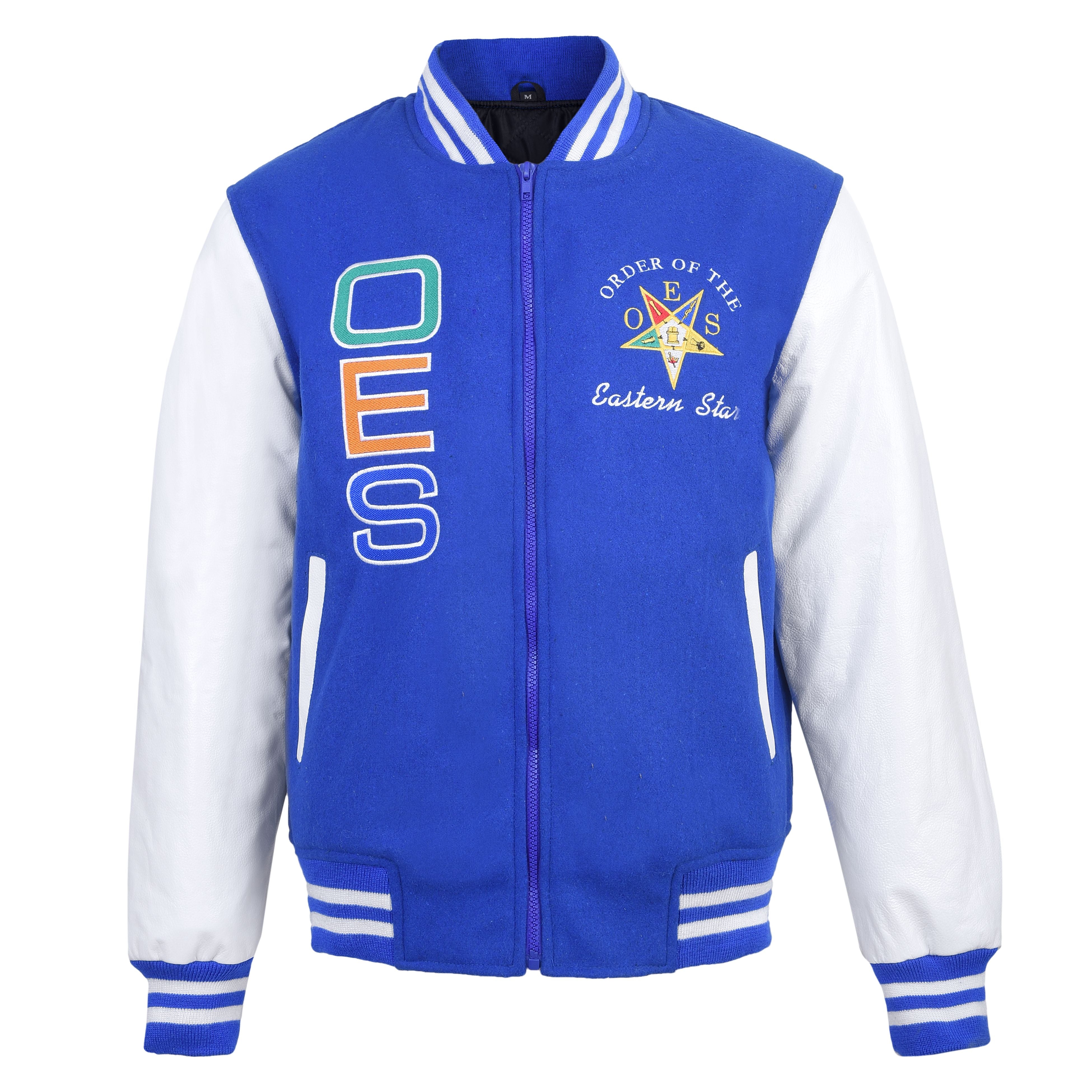 OES Jacket - Blue & White | Bricks Masons